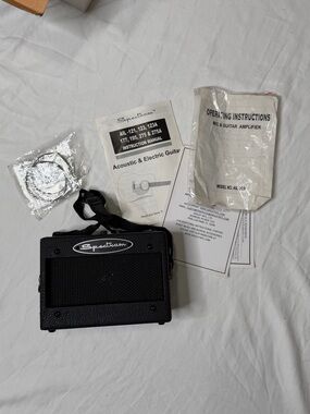 Spectrum AIL-DC9 Portable Mini Guitar Amplifier 9V Battery Powered with Manuals